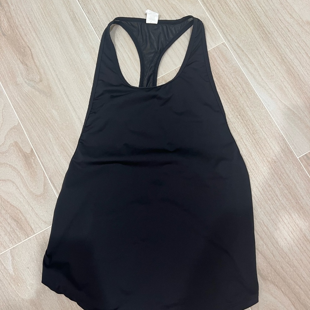 Fabletics Black Racerback Tank Top